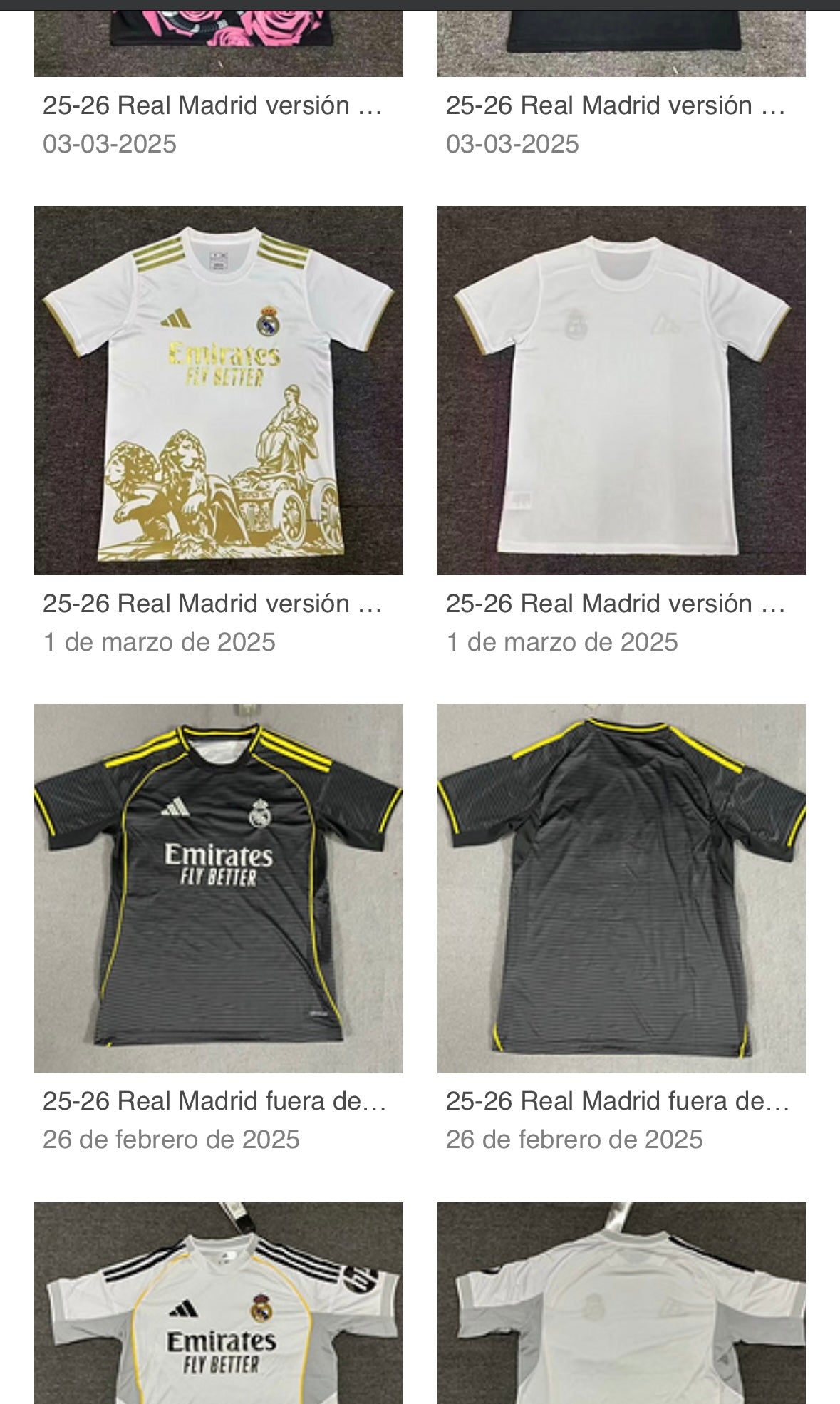 PROVEEDOR CAMISETAS FÚTBOL