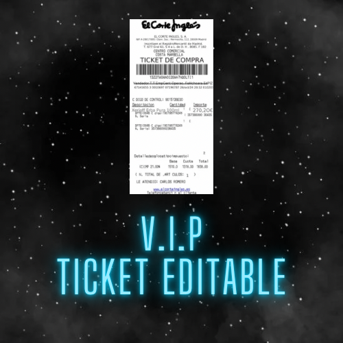 TICKET EDITABLES